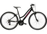 Crossrad KROSS "Evado 2.0" Gr. 48, schwarz (schwarz, schwarz), Fahrräder, Damen, 48cm, 28 Zoll (71,12cm) hinten: 28 Zoll (71,12cm), Crossrad
