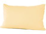 Kissenbezug PRIMERA "Primera Mako-Feinjersey Kissenbezug im Doppelpack", orange (pfirsich), B:40cm L:60cm, Feinjersey, Obermaterial: 100% Baumwolle, Kissenbezüge, Kissenbezug, In vielen Uni-Tönen