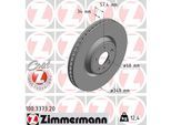 ZIMMERMANN Bremsscheibe COAT Z 100337320 Vorderachse belüftet 349mm 34mm für VAG