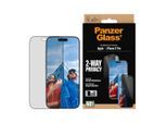 CARE BY PANZERGLASS Displayschutzglas "2-Way Privacy Ultra-Wide Fit Screen Protector", transparent, B:11cm H:1,3cm T:19,7mm, Displayfolien, Displayschutzfolie, Schutzfolie, Bildschirmschutz, kratz- & stoßfest, Displayschutzglas