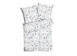 Bettwäsche KAEPPEL "Enchanted", beige (stein), B/L: 155cm x 220cm, 1 Stk., 1 Stk., Interlock-Jersey, B/L: 80cm x 80cm, 2 Stk., Interlock-Jersey, Obermaterial: 100% Baumwolle, Bettwäsche, Bettwäsche, angenehmes Hautgefühl