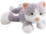 Kuscheltier NICI "Classic Bear, Katze Felli, 30 cm liegend", grau, Plüschfiguren, KinderB:20cm H:11cm L:30cm, Kuscheltier, B:20cm H:11cm L:30cm