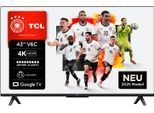 TCL LED-Fernseher "43V6CX1", Energieeffizienz: F, schwarz, 43, Fernseher, 4K HDR, Multi-HDR, Dolby Vision, Game Master, Smart TV, Apple TV, LED-Fernseher
