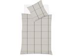 Bettwäsche FLEURESSE "Lech 4311", grau (steingrau), B/L: 200cm x 200cm, 1 Stk., 2 Stk., Flanell, B/L: 80cm x 80cm, 3 Stk., Flanell, Obermaterial: 100% Baumwolle, Bettwäsche, Bettwäsche, Edelflanell, Baumwolle, in Gr. 135x200, 155x220, 200x200cm