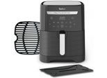TEFAL Heißluftfritteuse "EY8018 Easy Fry & Grill XXL, 2-in-1", schwarz, B:30,3cm H:36,1cm T:43,2cm, Fritteusen, XXL-Fassungsvermögen oder 2 separate Zonen, Flexcook-Trennwand, Heißluftfritteuse