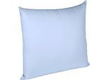 Kissenbezüge FLEURESSE "Colours", blau (bleu), B:80cm L:80cm, Interlock-Jersey, Obermaterial: 100% Baumwolle, Kissenbezüge, Kissenbezüge, edler, bügelfreier Interlock-Jersey aus 100% Baumwolle