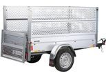 PKW-Anhänger STEMA "Basic 750 Kippsdeichsel", silber (silberfarben), KFZ-Anhänger