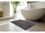 Badematte KAYOOM "Badematte Ocean Touch 425", grau, (50cm x 90cm ), 1 Stk., Polyester, Badematten, Badematte, Kurzflor