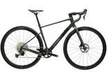 Gravelbike KROSS "KROSS Gravelbike Carbon Esker ADV 1.0 28" grün 12 Gänge 2026" Gr. 53, grün, grün, Fahrräder, Herren, 53cm, 28 Zoll (71,12cm) hinten: 28 Zoll (71,12cm), Rahmen aus Carbon