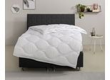 Microfaserbettdecke OTTO HOME "Angly, Bettdecke 135x200 cm und 155x220 cm", weiß, B:155cm L:220cm, Bezug: 100% Polyester. Füllung: 100% Polyester, Bettdecken, Microfaserbettdecke, Bettdecken, Sommer, Winter, Decke, Allergiker geeignet (Hausstaub)