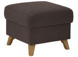 Stauraumhocker HOME AFFAIRE "Westerland", braun (dunkelbraun), B:58cm H:48cm T:58cm, 100% Polyester, Hocker, in vielen Bezugsarten und Farben, auch in Luxus-Microfaser imprägniert