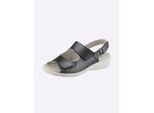 Sandale CLASSIC, Damen, Gr. 40, marine, Glattleder, Schuhe Sandale