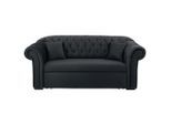 Mid.you , Anthrazit , Textil , Buche , vollmassiv , Füllung: Silikon, Schaumstoffflocken , 213x86x99 cm , Made in EU , Wohnzimmer, Sofas & Couches, Schlafsofas, Schlafsofas