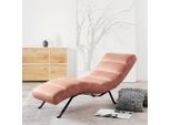 Livetastic , Lachsfarben , Textil , 65x65x171 cm , Made in EU , Relaxfunktion, Rücken echt ,
