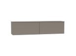 Vertico , Taupe , Holzwerkstoff , 160x36x37 cm , hängend , Wohnzimmer, TV-Möbel, TV- & Lowboards