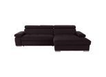 Livetastic , Aubergine , Textil , 292x183 cm , Made in EU , Rücken echt , Wohnzimmer, Sofas & Couches, Schlafsofas, Ecksofas mit Schlaffunktion