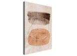 artgeist , Beige, Cognac , Textil, Holzwerkstoff , rechteckig , 40x60x1.2 cm , Keilrahmen , Dekoration, Bilder & Rahmen, Bilder, Abstrakte Bilder