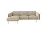Livetastic , Beige , Textil , Füllung: Daunen, Silikon , Ottomane links, L-Form , 268x160 cm , Made in EU , Typenauswahl, Stoffauswahl, planbar, Hocker erhältlich, Rücken echt , Wohnzimmer, Sofas & Couches, Wohnlandschaften, Ecksofas