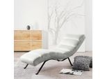 Livetastic , Hellgrau , Textil , 65x65x171 cm , Made in EU , Relaxfunktion, Rücken echt ,