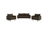 Livetastic , Braun , Textil , 215x85x92 cm , Made in EU , Wohnzimmer, Sofas & Couches, Sofas, Weitere Sofas