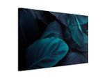 artgeist , Dunkelgrün, Schwarz , Holzwerkstoff, Textil , rechteckig , 60x40x1.2 cm , Keilrahmen ,