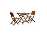 Siena Garden , Akaziefarben , Holz , Akazie , massiv , Tisch klappbar, Stuhl klappbar , Gartenmöbel, Balkonmöbel, Balkonmöbel-Sets