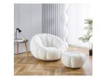 Livetastic , Weiß , Textil , 97x65x95 cm ,