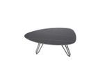 Gardenson , Grau, Schwarz , Metall , Freiform , 110x31.5x88 cm , Gartenmöbel, Gartentische, Loungetische & Beistelltische Outdoor