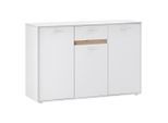 Möbelix , Hellgrau , Holzwerkstoff , 5 Fächer , 1 Schublade(n) Schubladen , 138.4x90x40 cm ,
