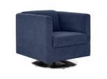 Looks by W.Joop , Dunkelblau , Textil , Uni , 72x71x75 cm , Made in EU , Wohnzimmer, Sessel