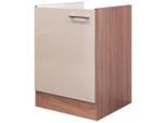 FlexWell , Sonoma Eiche, Kaschmir , Holzwerkstoff , 50x82x57 cm , Made in Germany , individuell planbar , Küche, Küchenblöcke, Küchenschränke, Spülenunterschränke
