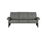 Livetastic , Anthrazit , Leder , Echtleder , Rindleder , 214x90x88 cm , Made in EU , Lederauswahl, Rücken echt , Wohnzimmer, Sofas & Couches, Sofas, 3er Sofas