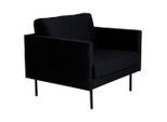 Livetastic , Schwarz , Metall, Textil , 95x80x84 cm ,