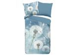 Möbelix , Blau , Textil , Floral , 135x200 cm , atmungsaktiv , Heimtextilien, Schlaftextilien, Bettwäsche, Renforcé Bettwäsche
