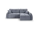 Mid.you , Blaugrau , Textil , Füllung: Polyurethan (PUR),Polyurethan (Pur) , L-Form , 255x155 cm , FSC Mix, Made in EU , Liegefunktion ,
