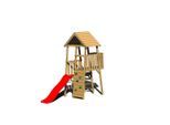 Möbelix , Naturfarben, Rot , Holz , Kiefer , 110x270x260 cm , Spielwaren, Outdoorspielzeug, Spieltürme