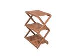 Gardenson , Braun, Akaziefarben , Holz , Akazie , 30x59x47 cm , FSC 100% , Freizeit im Garten, Gartenaccessoires, Gartenregale