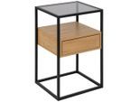 Mid.you , Wildeiche , Holzwerkstoff , 1 Schublade(n) Schubladen , 40x60x35 cm , Reach ,