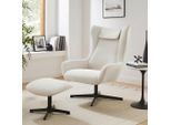 Livetastic , Beige , Textil , 82x106x85 cm , Wohnzimmer, Sessel, Relaxsessel