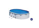 Gre , Weiß , Metall , 375x120x610 cm , Pools & Wasserspaß, Pools, Aufstellpools, Stahlwandpools