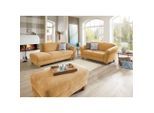 Sit & More , Senfgelb , Textil , Buche , 194x84x91 cm , Goldenes M, Oeko-Tex® Standard 100, Made in Europe, DGM-Klimapakt , Rücken echt, Armteil rechts , Wohnzimmer, Sofas & Couches, Relaxliegen & Récamièren, Récamièren & Ottomanen