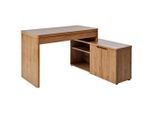 Livetastic , Eichefarben , Holzwerkstoff , 2 Schublade(n) Schubladen , rechteckig , 118x76x140 cm , Kabeldurchlass, Stauraum, seitenverkehrt montierbar, in verschiedenen Holz-Dekoren erhältlich , Büromöbel, Schreibtische, Eckschreibtische