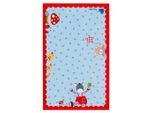 Möbelix , Blau, Rot, Hellblau , Textil , Tier , rechteckig , 100x160 cm , Oeko-Tex® Standard 100 , für Fußbodenheizung geeignet, rutschfest , Teppiche & Böden, Teppiche, Kinderteppiche