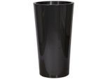Möbelix , Anthrazit , Kunststoff , rund , 61 cm , Plastikeinsatz , Dekoration, Blumen & Blumentöpfe, Übertöpfe