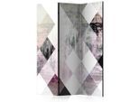 artgeist , Grau, Schwarz , Holz, Textil , Kiefer , massiv , Abstraktes , 135x172x3 cm , Motiv auf Vorder- und Rückseite ,