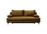 Mid.you , Goldfarben , Textil , Füllung: Schaumstoff,Schaumstoff , 217x73x86 cm , Wohnzimmer, Sofas & Couches, Schlafsofas, Schlafsofas