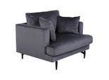 Livetastic , Dunkelgrau , Metall, Textil , 104x82x92 cm , Esszimmer, Esszimmerstühle, Stühle