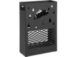 Möbelix , Schwarz , Metall , 28.5x41x12.2 cm , Garderobe, Schirmständer & Regenschirme
