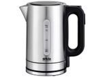 Silva Homeline , Schwarz, Silberfarben , Metall , 1.7 l , 24 cm , automatische Abschaltung, Überhitzungsschutz, abgedecktes Heizelement , Kochen & Essen, Trinken, Tee & Kaffee