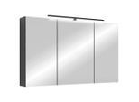 Mid.you , Glas , 4 Fächer , 100x60x20 cm , FSC MIX , Soft-Close-System, hängend , Badezimmer, Badezimmermöbel, Badezimmerschränke, Spiegelschränke